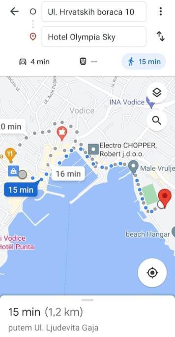 Apartmani Centar Vodice Exteriér fotografie